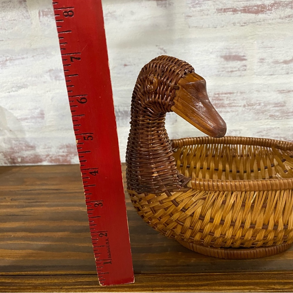 Vintage Wicker Nesting Ducks Baskets - Picture 6 of 7